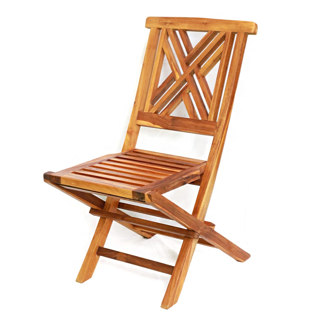 Lipat Klappstuhl aus Teakholz für Garten und Terrasse