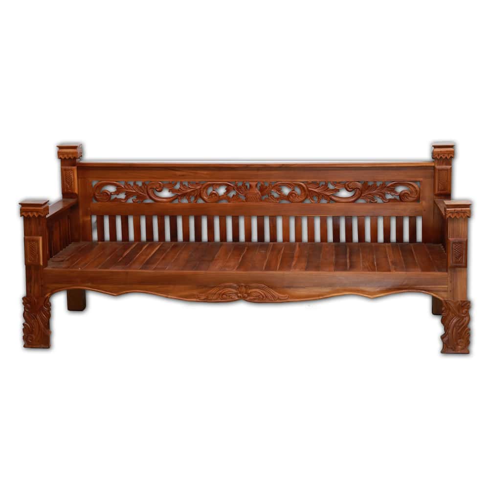 Siang Malam Tagesbett aus Teakholz 200x80x100 cm – Day-Bed mit balinesischem Flair