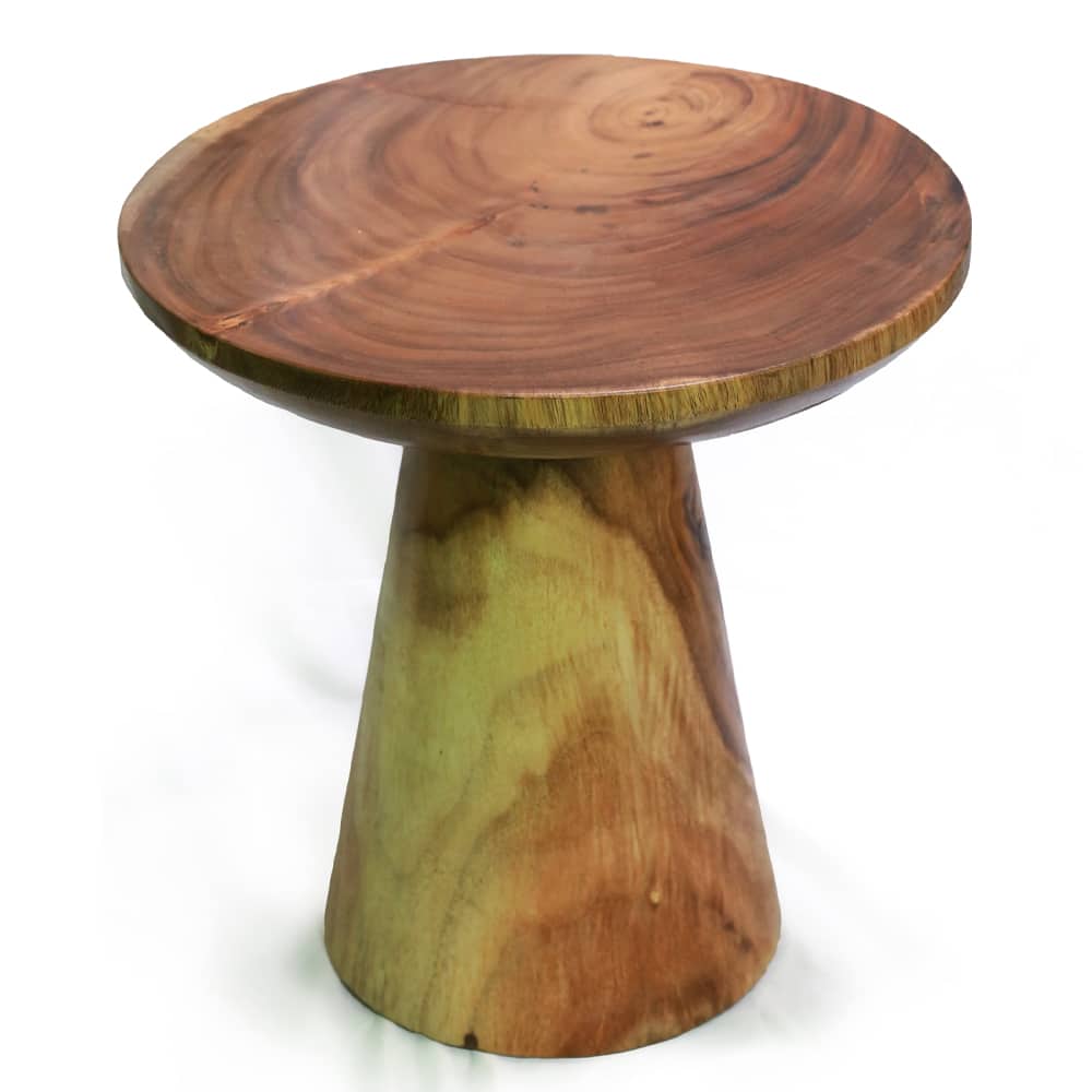 Beistelltisch „Bulat“ aus Suarholz, Ø 50 cm – Natürliches Design mit Charakter