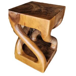 Beistelltisch „Putar“ aus massivem Suarholz, 65 × 30 × 30 cm