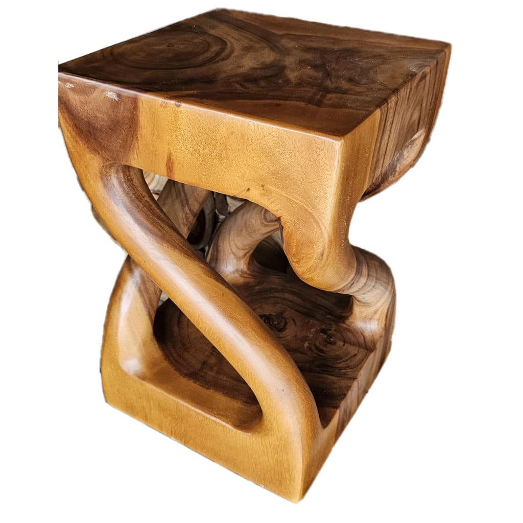 Beistelltisch „Putar“ aus massivem Suarholz, 65 × 30 × 30 cm