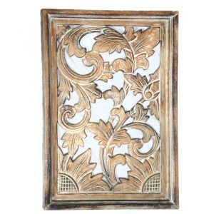 Wandpaneel im Whitewashed-Stil, 50x40 cm