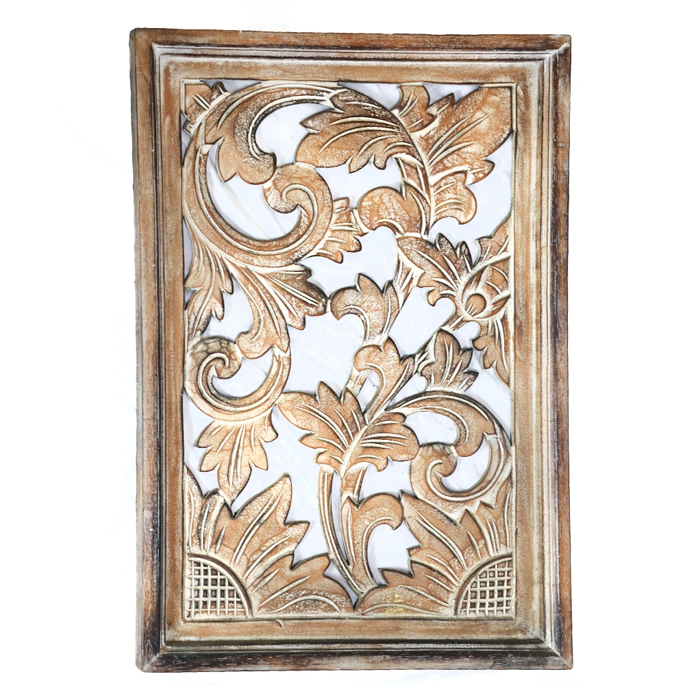 Wandpaneel im Whitewashed-Stil, 50x40 cm