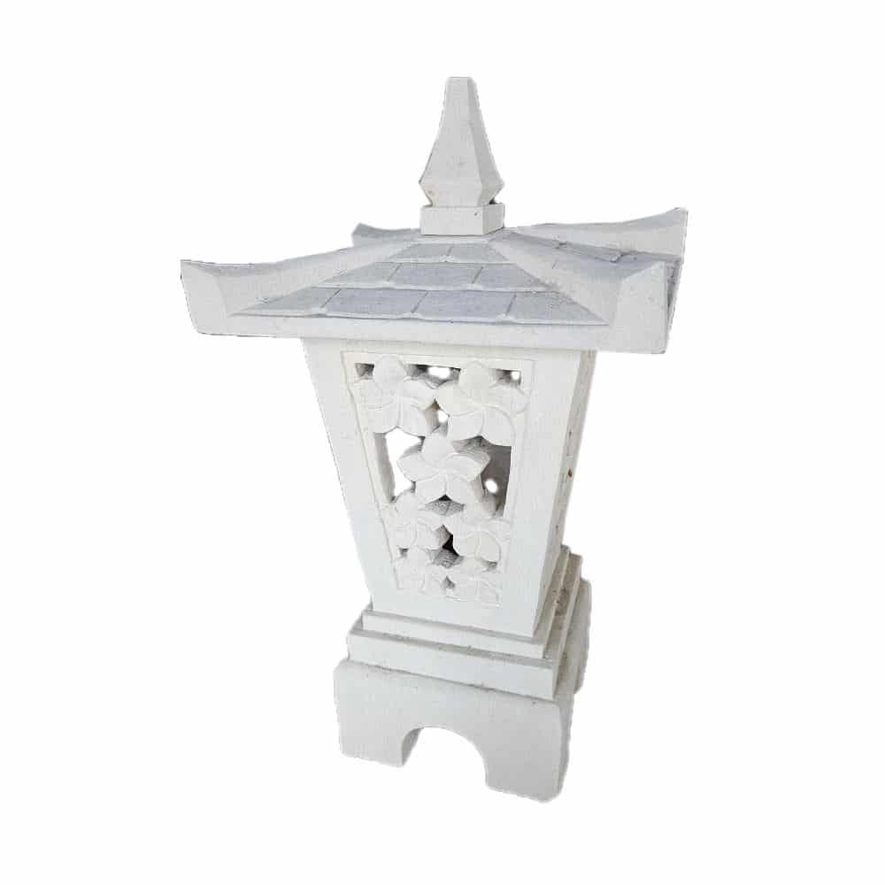 Gartenlaterne mit spitz zulaufendem Dach, 55 cm