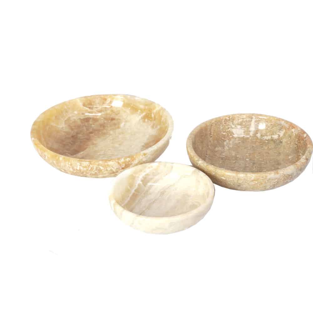 Onyx Schale in Größe L – Ø 30 cm
