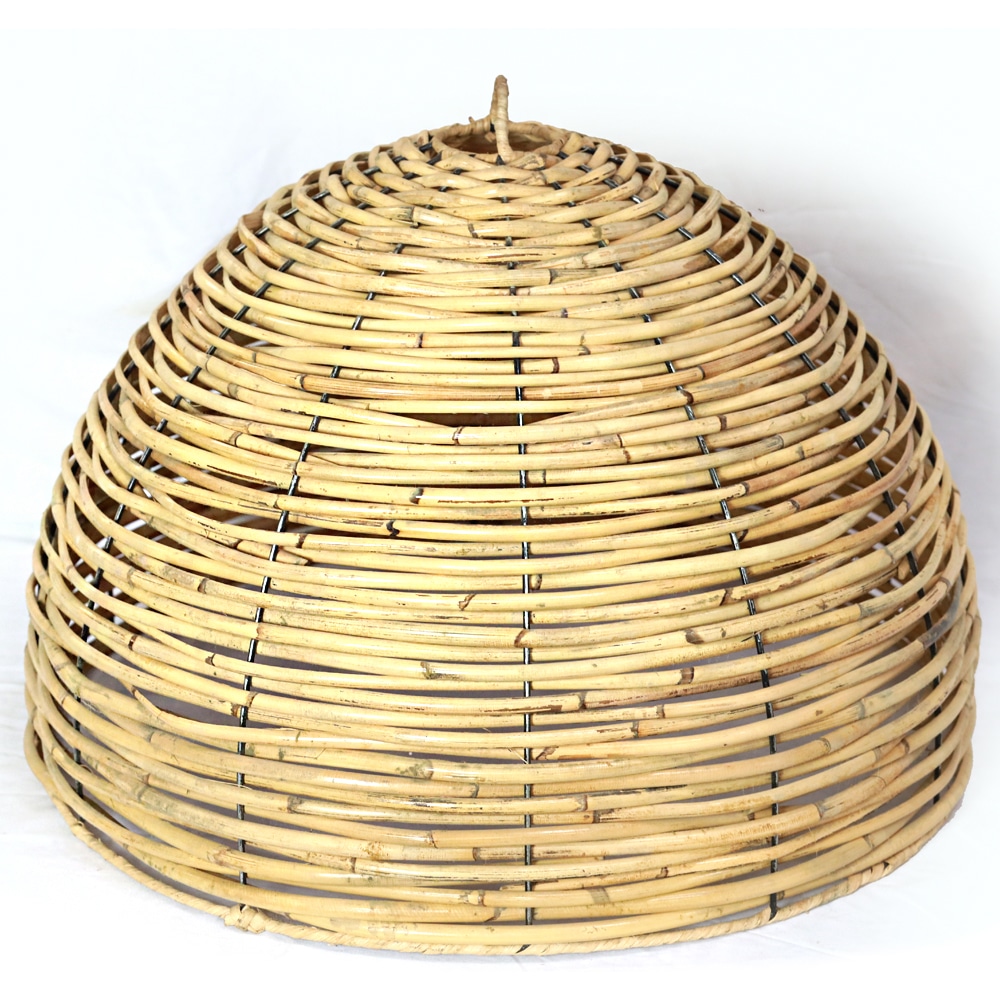 Bulan Rattan-Lampenschirm, Ø 50 cm – Handgefertigtes Naturdesign