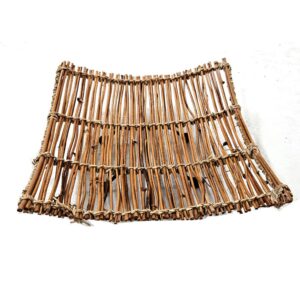 Quadratische Schale mit Standfuß, 22 x 22 cm