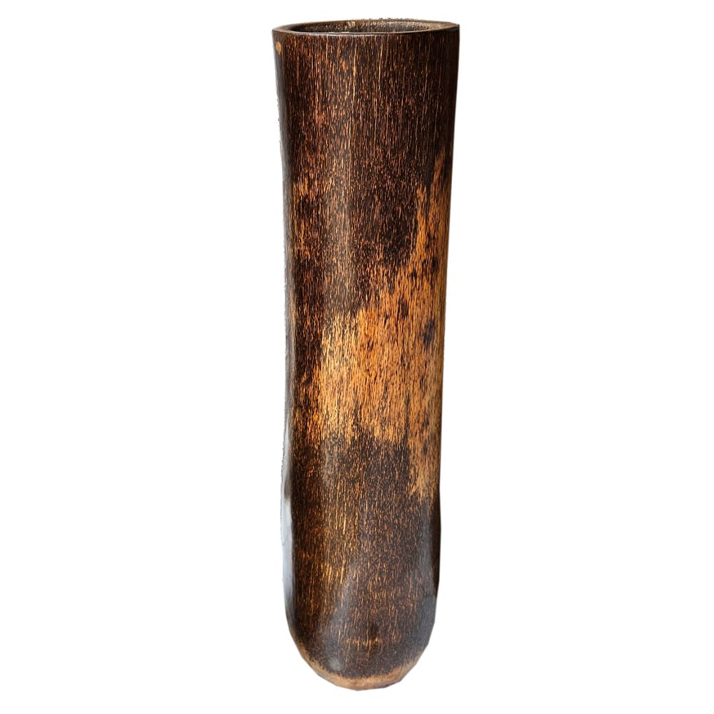 Rinjani Vase aus echtem Palmenholz, 120 cm Höhe