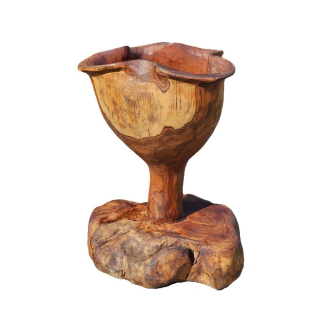 Kembang Blumenkelch aus unbehandeltem Suarholz, ca. 50 cm groß