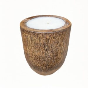 Taru Kerze aus Palmenholz, naturbelassen, 30–50 cm